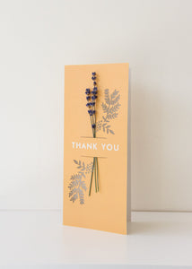 Dried Floral Greeting Card