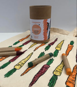 Carrot: Color Your Own Market Tote Kit
