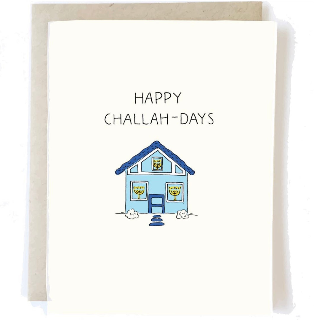 Happy Challah-Days Greeting Card