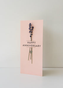 Dried Floral Greeting Card